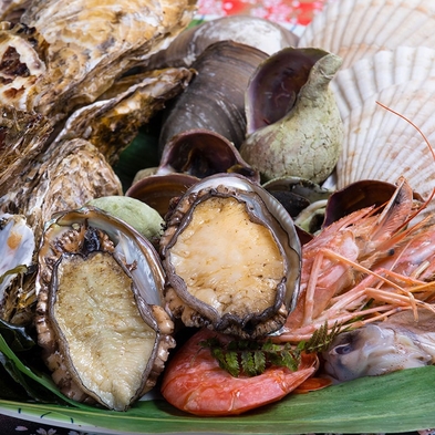 【お盆専用プラン】南三陸の新鮮地魚の豪華舟盛り付き特別プラン（殻付きウニ付き）